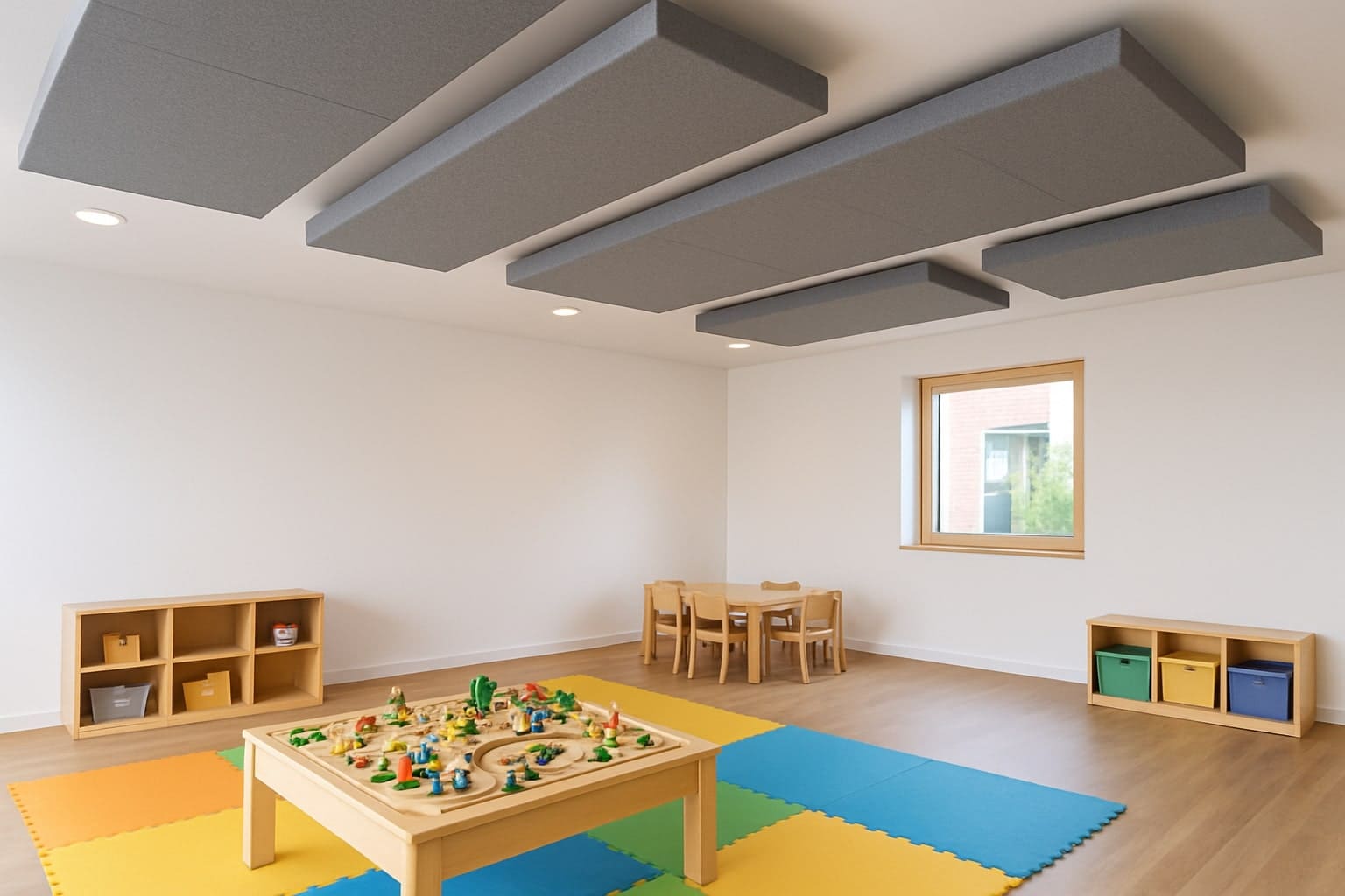 An der Decke