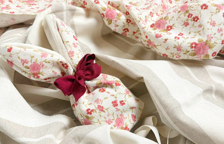 Nähen für Ostern: Süßen Hasenbeutel einfach selber nähen  