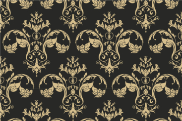 Blackout-Stoff - Herzog Clermont - Classique Schwarz/Beige