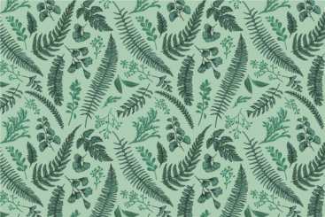 Vintage-Farn - Outdoor-Stoff 