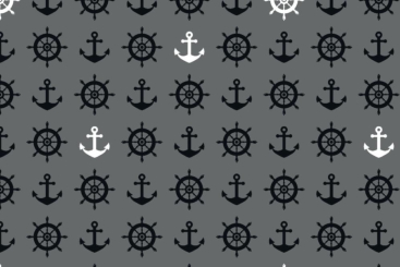 Blackout-Stoff perm. schwer entflammbar - Navy Collection No. 5 