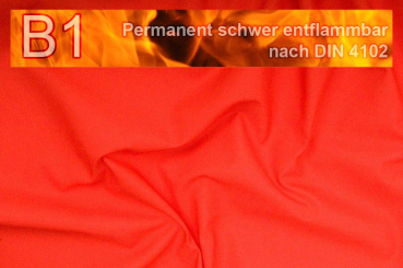 Fahnentuch Trevira CS Hellrot
