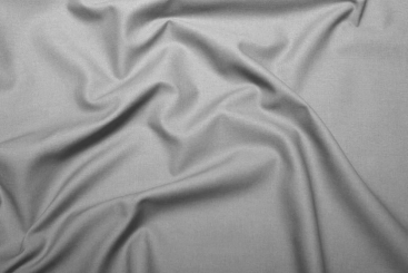 Baumwoll-Canvas deluxe - uni Silber