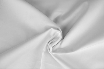 Twill Bekleidungs- und Deko-Stoff - Uni Weiß