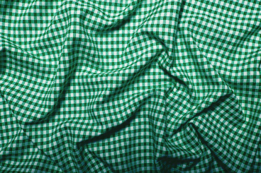 Vichy-Karo - 100% Baumwolle - Tannengrün 