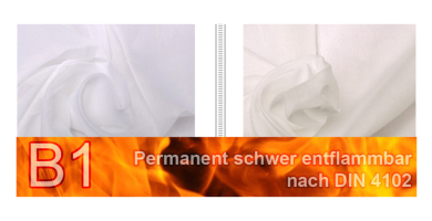 Käseleinen - 310 cm - perm. schwer entflammbar 