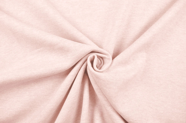 Flausch-Sweat - Melange Rosa