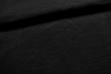 T-Shirt-Stoff Thermo - Uni Schwarz