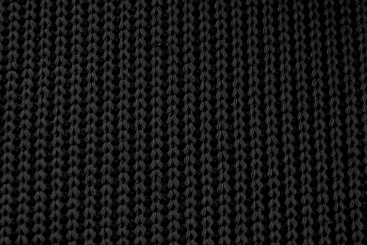 Rechtslinks-Strickstoff Schwarz