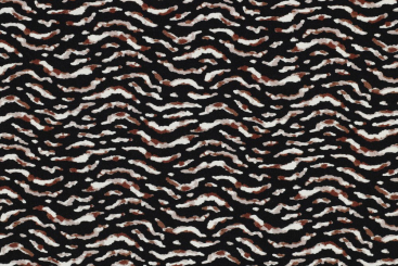 Viskosejersey Digitaldruck - Zebra-Look 