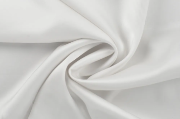 Viskose Satin-Stoff Weiß
