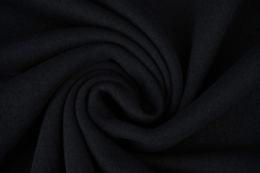 Musselin-Jersey - Schwarz 