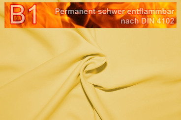 Blackout permanent schwer entflammbar Gelb