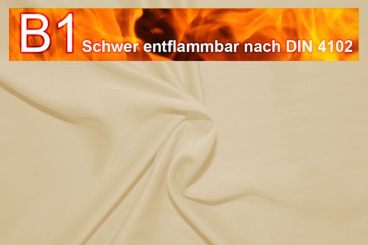 Blackout permanent schwer entflammbar Champagner