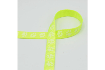 Reflektierendes Band - Paws - 20 mm - Neongelb 