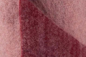 Wollfilz 5/6 mm stark - 65 cm - 2 farbig Rosa / Bordeaux
