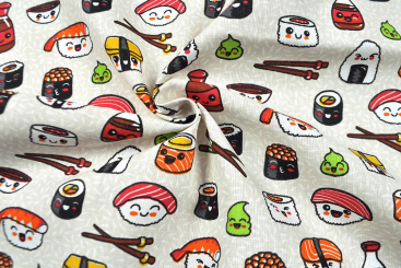 Dekostoff Baumwolle - Sweet Sushi 