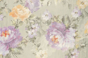 Baumwolle Luxury - Glanzeffekt - Romantic Flowers 