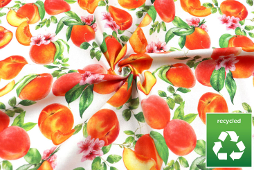 Recycling-Dekostoff - Peach Summer 
