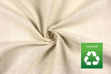 Dekostoff-Recycling - Casablanca - Creme - 280 cm 