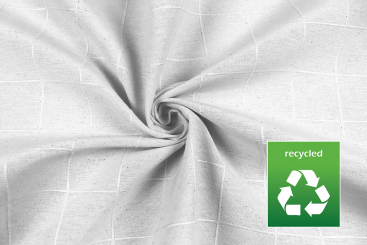 Tischdeckenstoff-Recycling - Elli - Weiß - 280 cm breit 
