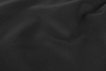 Blackout Stoff - 280 cm - perm. schwer entflammbar -Uni Schwarz