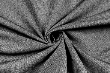 Baumwoll-Dekostoff garngefärbt - 280 cm Schwarz