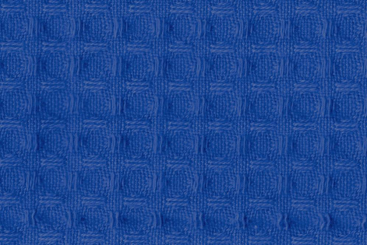 Waffel-Piqué - Uni Royalblau
