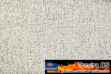 Wende-Jacquard - permanent schwer entflammbar - Creme meliert 