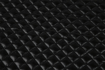 Metallic-Steppstoff - Schwarz 