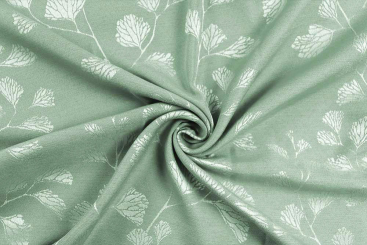 Jacquard-Dekostoff  - Eden - Grün 