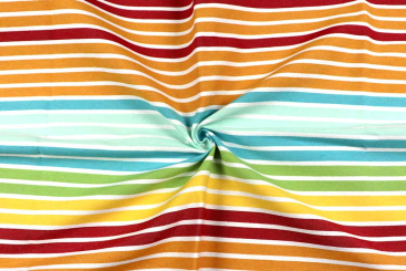 Jacquard-Dekostoff - 280 cm - Bunte Streifen 