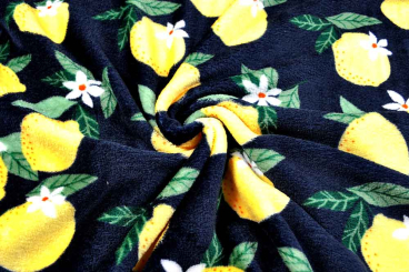 Kuschelfleece - Lemons 