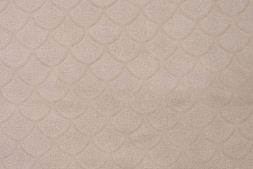 Fleece mit Schuppenmuster - Sand 