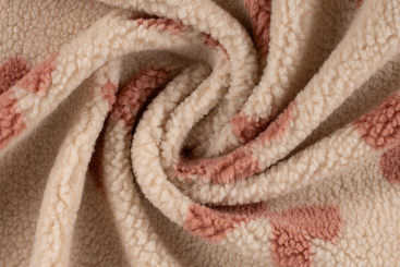 Teddy-Fleece mit süßen Schleifen 