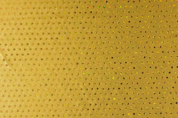 Tanzkleiderstoff - Hologramm-Effekt - Pünktchen - Gold 