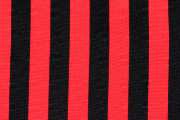 Allroundstoff mit Streifen - Rot/Schwarz 