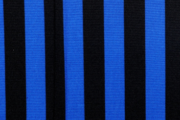 Allroundstoff mit Streifen - Royal/Schwarz 