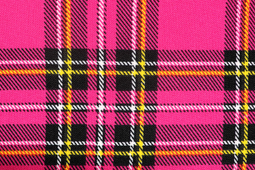 Allroundstoff mit Schottenkaro - Pink 