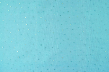 Organza Hologramm-Pailletten Türkis