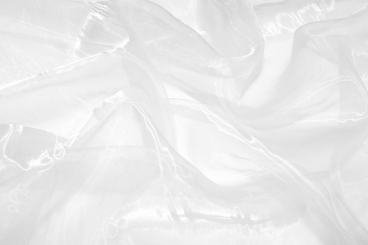 Organza-Stoff glänzend Weiß