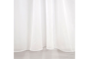 Voile - 180 cm breit - Weiß 