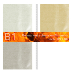 Alpha DELITHERM® - Thermo-Gardine permanent schwer entflammbar 