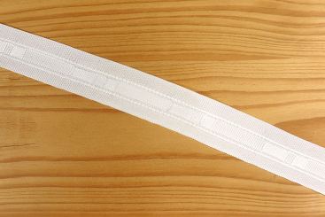 Gardinenband Universal - 22 mm - Weiß 