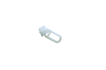 GARDINIA X-Gleiter mit Faltenlegehaken für Aluminium-Vorhangschiene/-Stange mit Innenlauf - 20 Stück - Weiß 