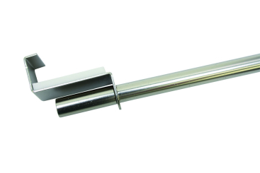GARDINIA Metall-Spannvitrage - Ø 9 mm - 120 - 160 cm - Titan 