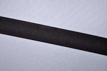 Elastik-Band 11 mm breit - meterweise - Schwarz 