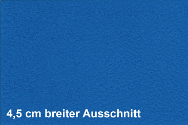 Lederimitat bielastisch - Uni Blau