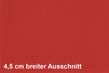 Lederimitat bielastisch - Uni Rot
