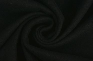 Baumwoll-Leinen Deluxe - schwere Qualität - Schwarz 